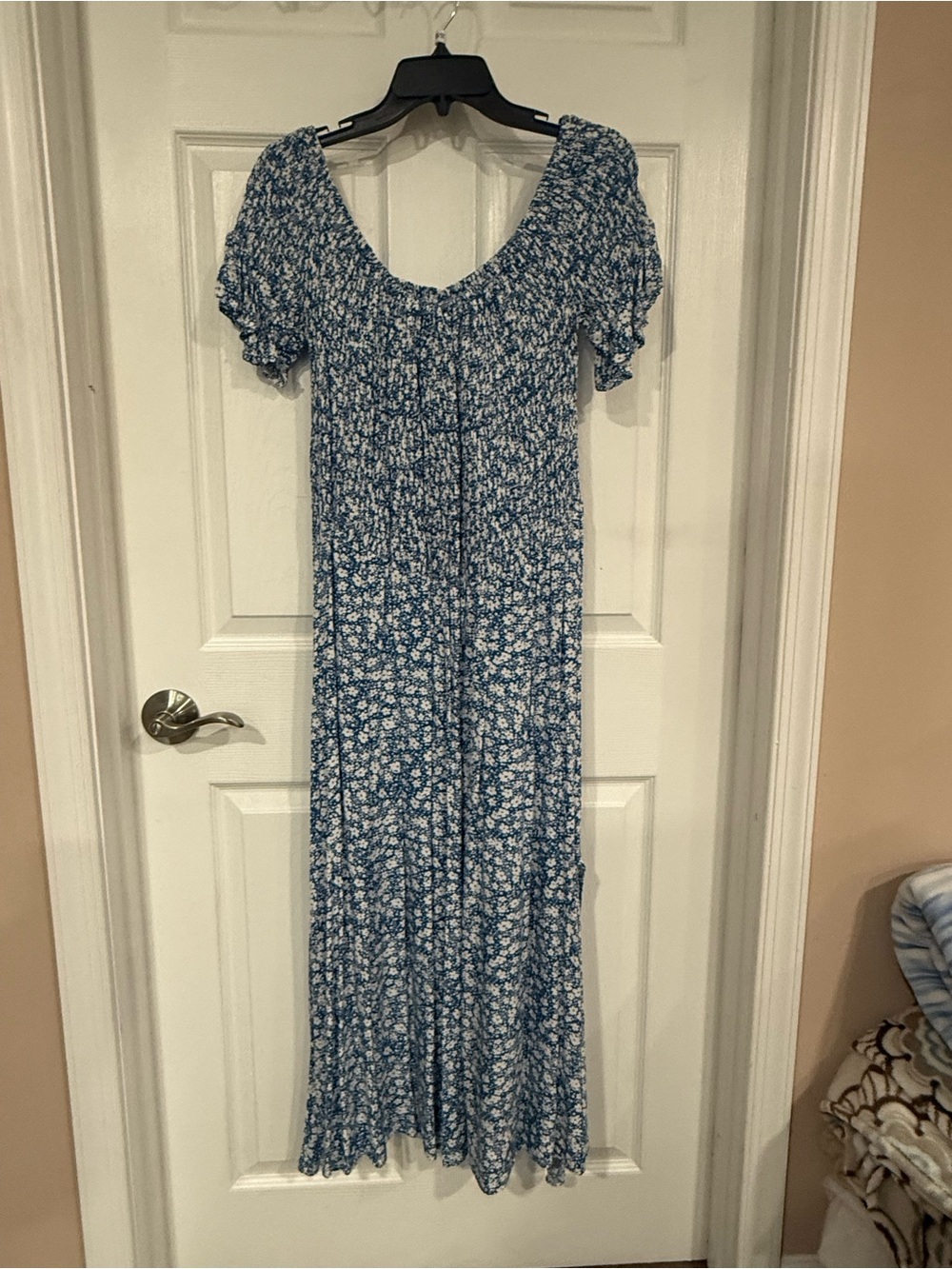 BloomChic Blue Floral Maxi Dress